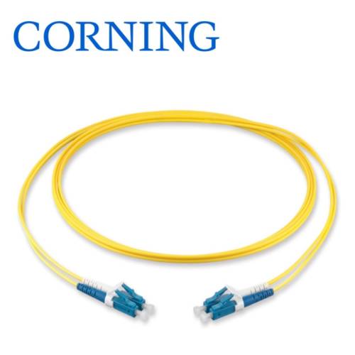Patch cord SM OS2 LC Duplex to LC Duplex, 2F, LSZH™/FRNC, 1m